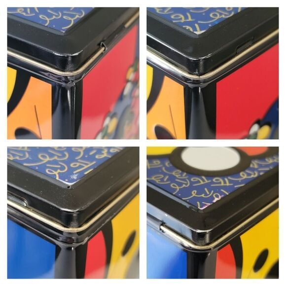 Vintage Tin 1990 Grand Marnier Container Art Artist Romero Britto #1026 - Picture 13 of 16